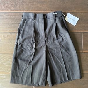 Acne Studios - Black Wool Knee-Length Shorts